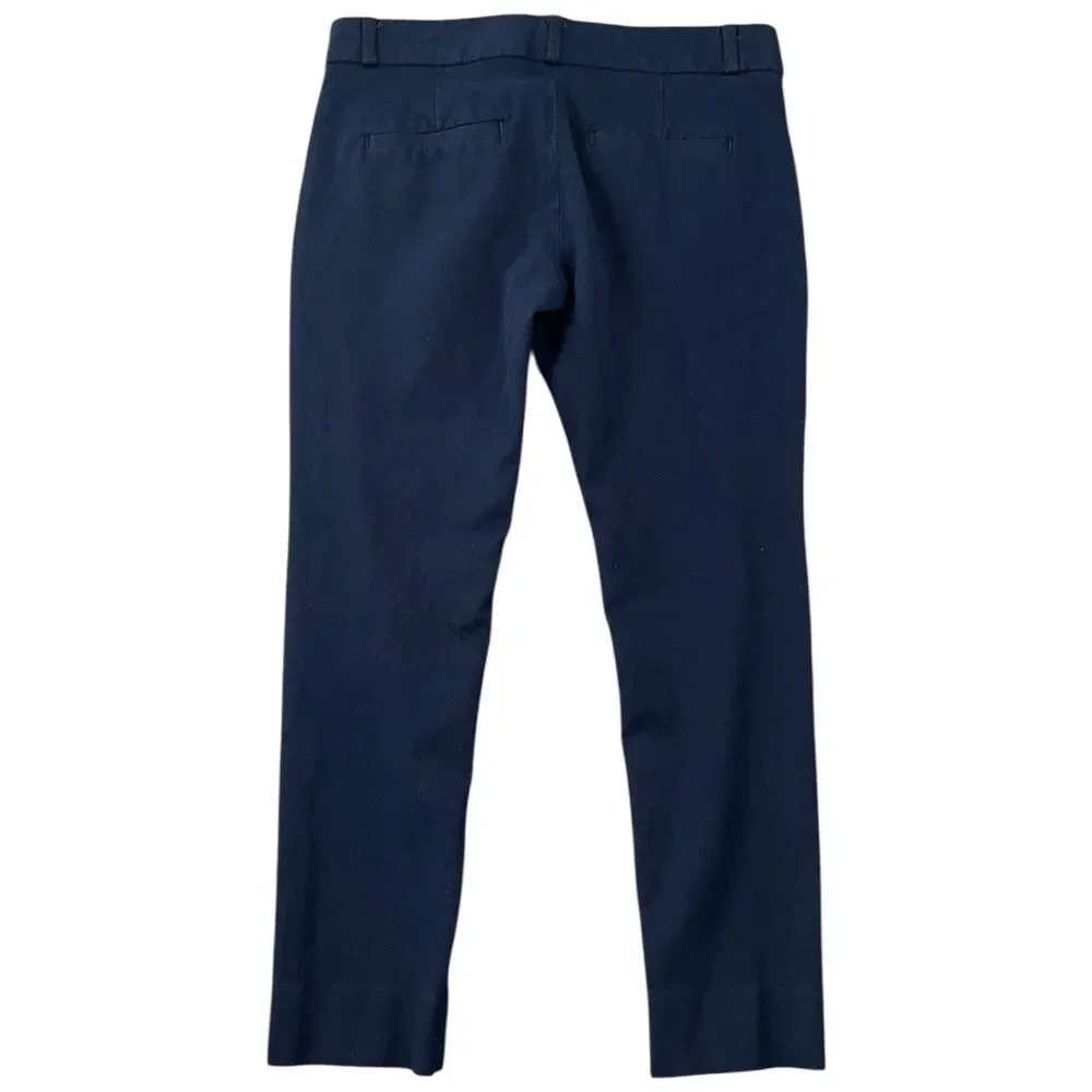 2 Pairs Banana Republic Sloan Fit Petite Pants Black and Navy Slim Ankle - 2P